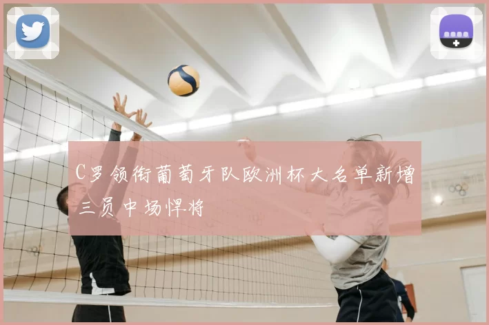 C罗领衔葡萄牙队欧洲杯大名单新增三员中场悍将