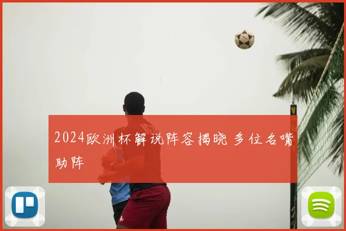 2024欧洲杯解说阵容揭晓 多位名嘴助阵
